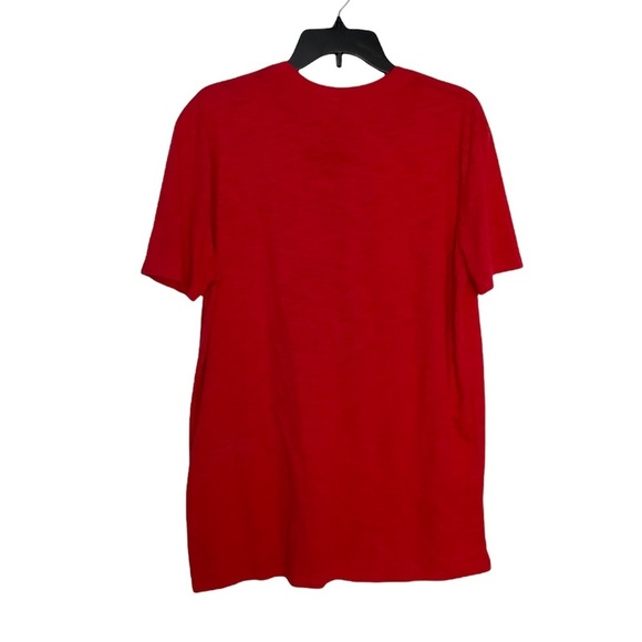 Women's Unisex L Top Tee T-Shirt Red Waiting For Santa Puppies Dogs Corgi NWT - Picture 3 of 6